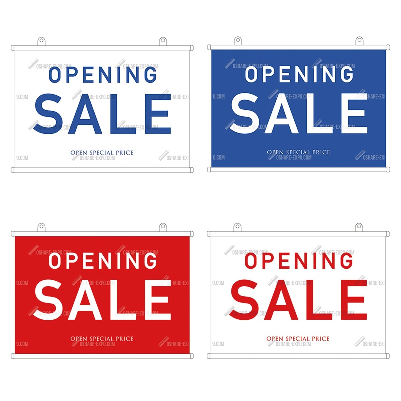 シンプル OPENING SALEタペストリー ②