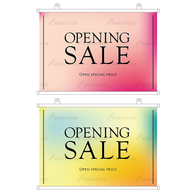 グラデーションカラー OPENING SALEタペストリー