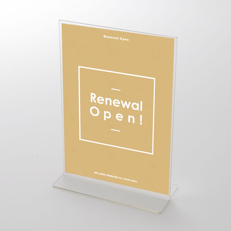 アクリルスタンドセット RenewalOpen POP フレーム