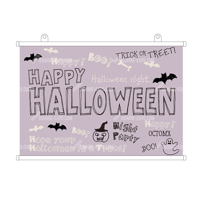 落書きテイスト ハロウィン タペストリー | タペストリー関連