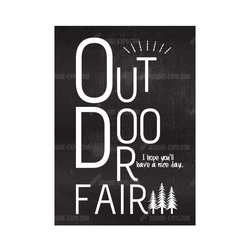OUTDOOR FAIRポップ・ポスター②