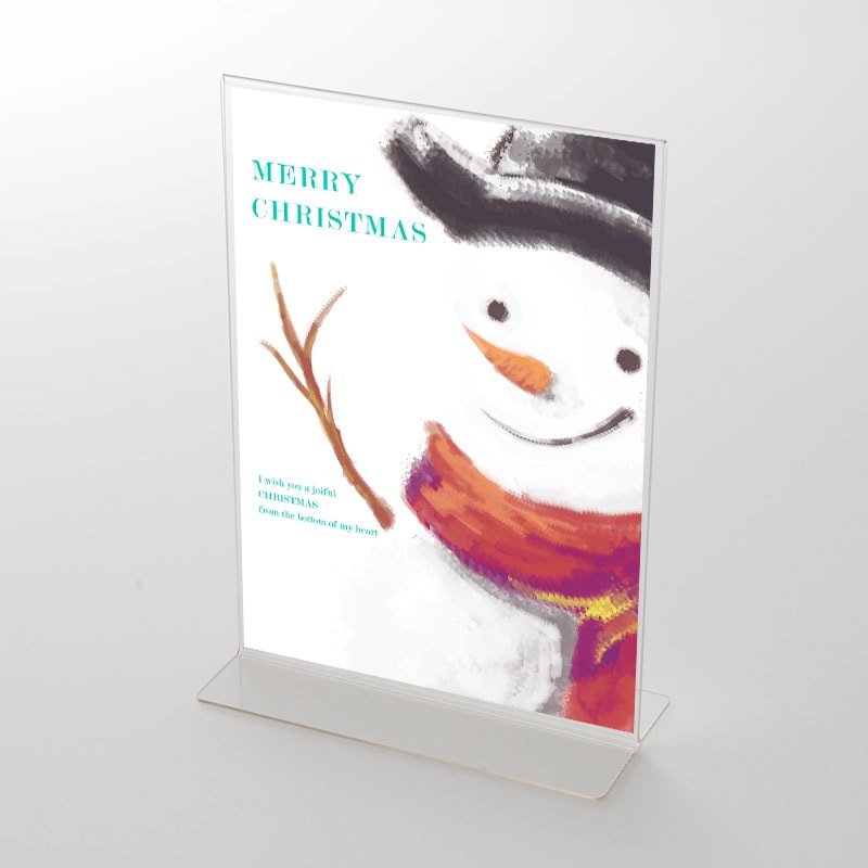 アクリルスタンドセット 雪だるまイラスト クリスマスポップ