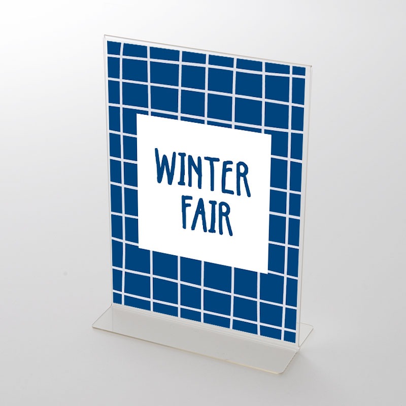 アクリルスタンドセット チェック　WINTER FAIRポップ