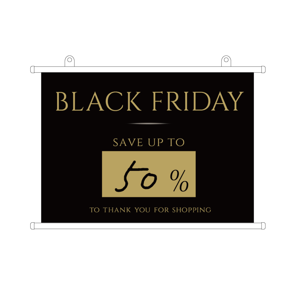 タペストリー デザイン「ブラックフライデー⑤」 10～90%OFF