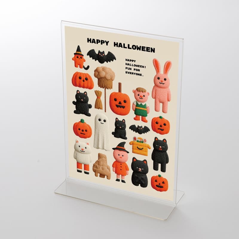 アクリルスタンドセット  ハロウィンHALLOWEEN「ハロウィンTOYマスコット大集合③」 ポップ