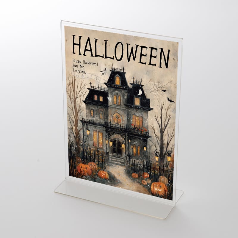 アクリルスタンドセット  ハロウィンHALLOWEEN「水彩タッチ・ハロウィンパーティー」 ポップ