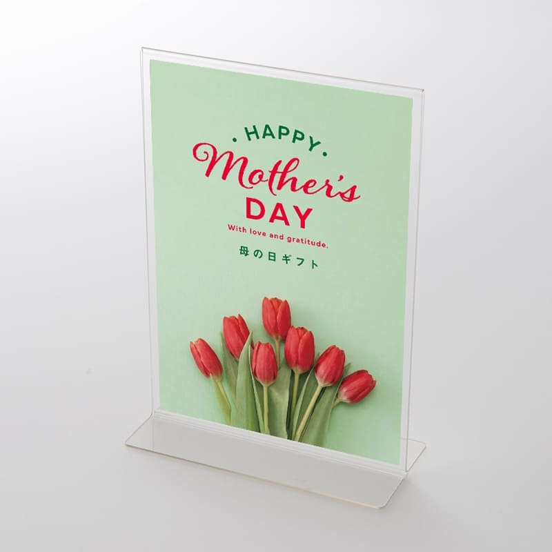 アクリルスタンドセット  母の日MOTHER'S DAY「チューリップ」 ポップ