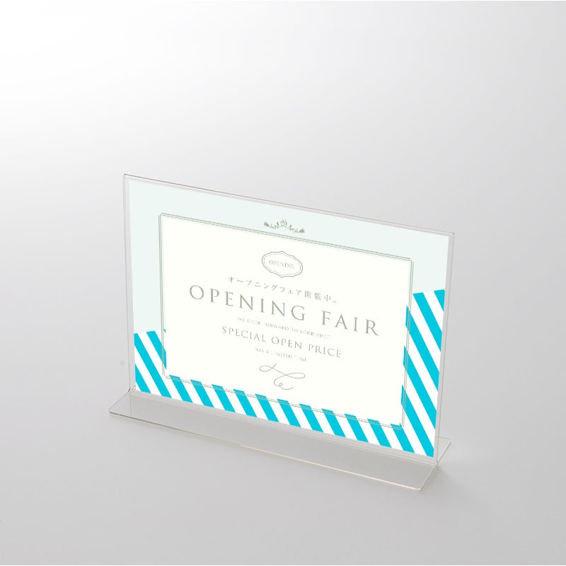 アクリルスタンドセット フレーム OPEN FAIR ポップ