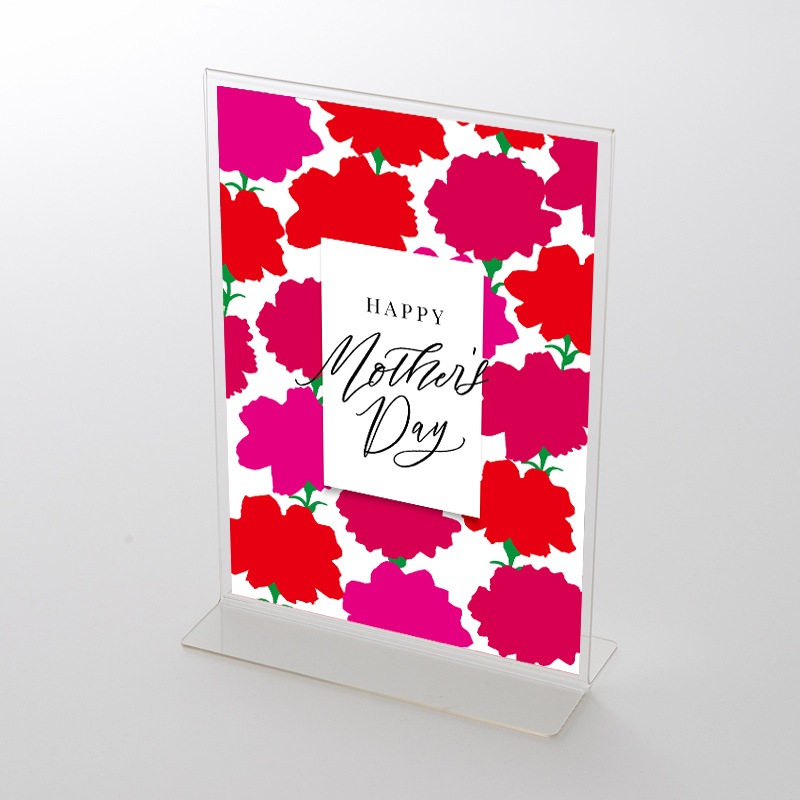 アクリルスタンドセット  母の日MOTHER'S DAY「花のポップアート」 ポップ
