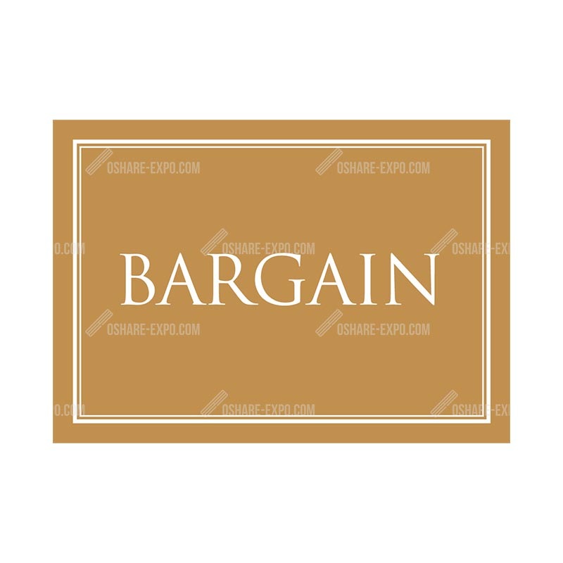 アクリルスタンドセット 明朝体 BARGAINポップ