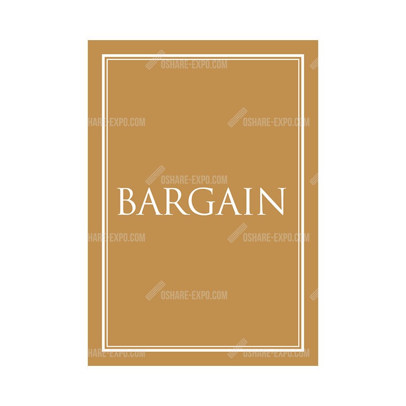 アクリルスタンドセット 明朝体 BARGAINポップ