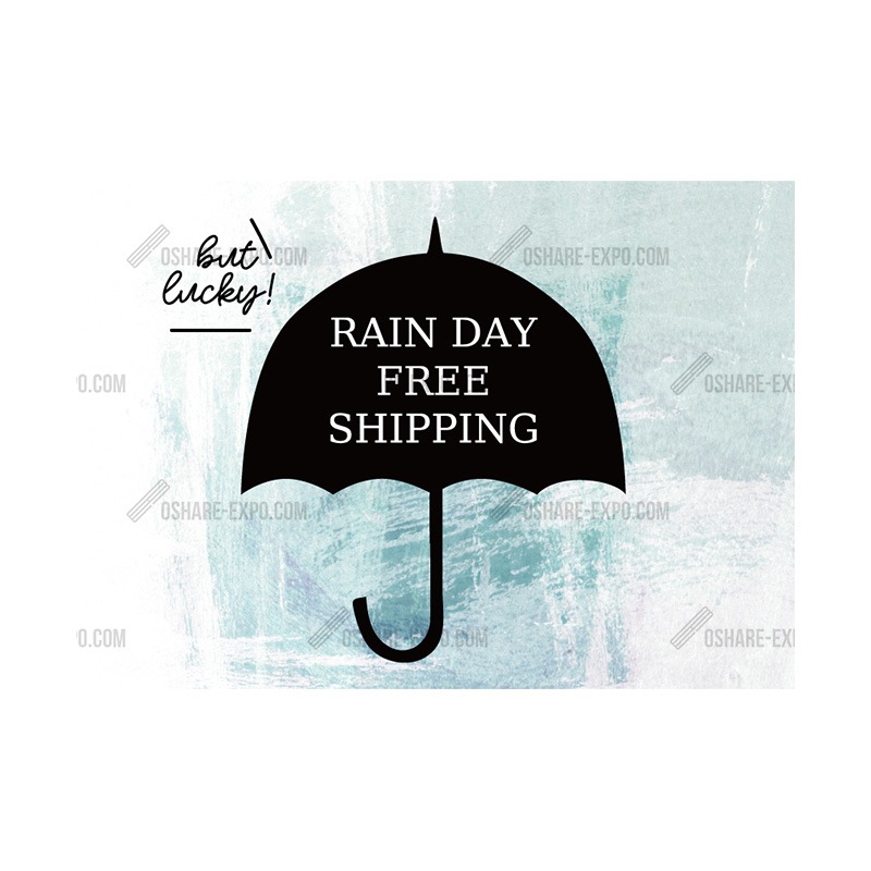 アンブレラ 雨の日送料無料ポップ ポスター Pop ポスター関連 Pop ポスター Oshare Expo おしゃれ什器 カッティング シール 販促pop おしゃれexpo