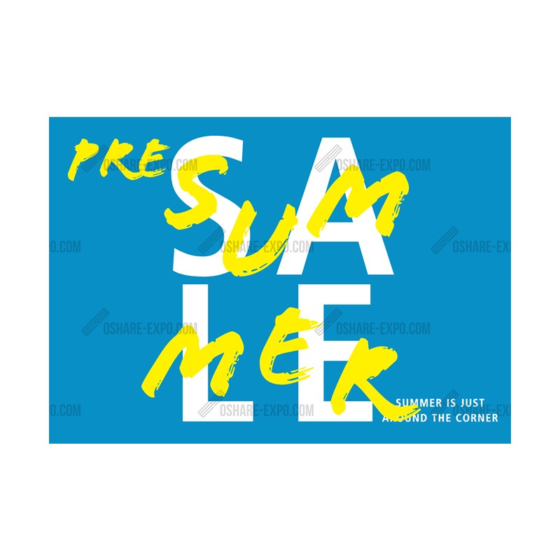SUMMER用 PRE SALEポップ・ポスター①