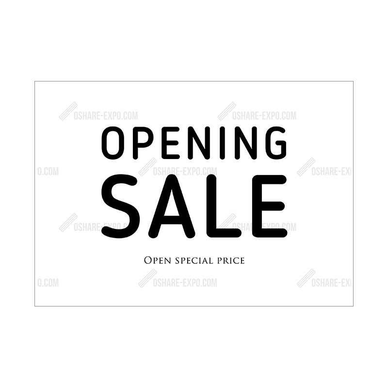 シンプル OPENING SALE① ポップ・ポスター | セール特集