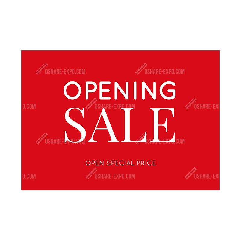 シンプル OPENING SALE③ ポップ・ポスター