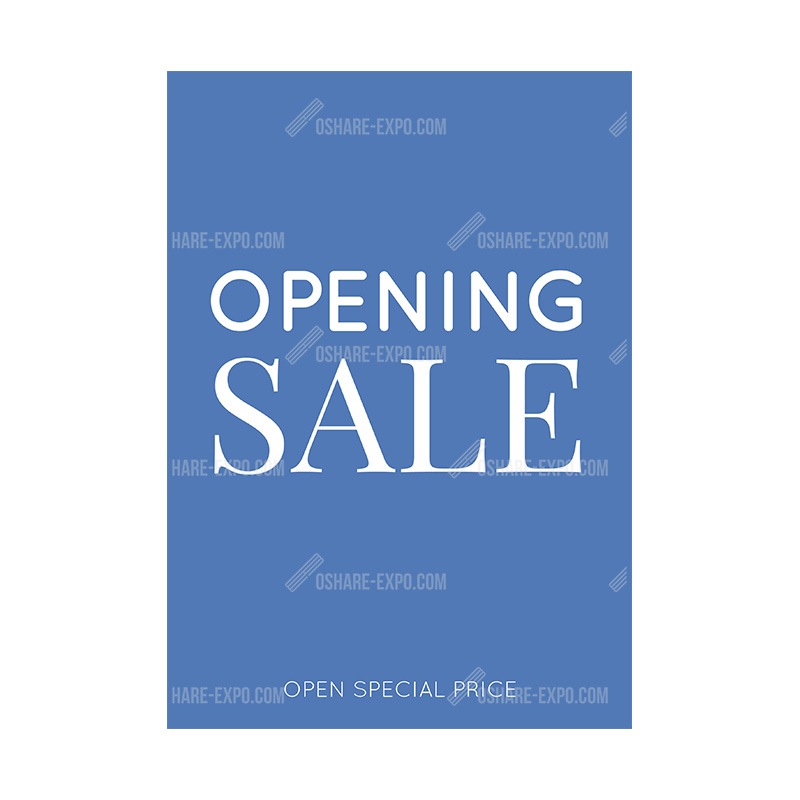 シンプル OPENING SALE③ ポップ・ポスター