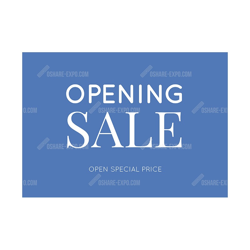 シンプル OPENING SALE③ ポップ・ポスター