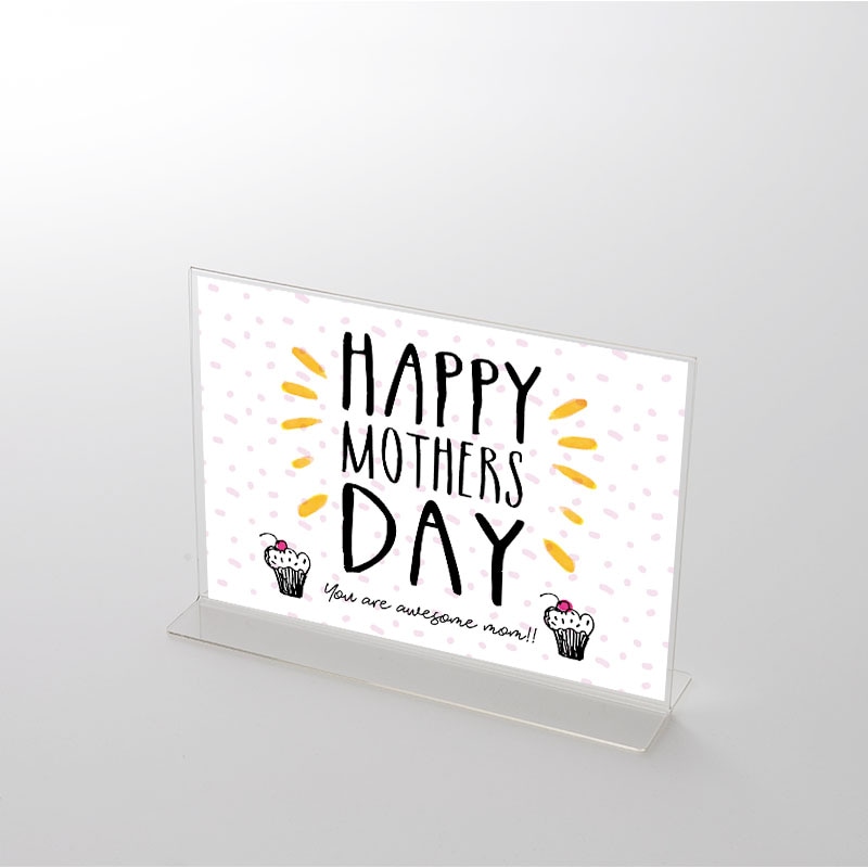 アクリルスタンドセット イラスト HAPPY MOTHER'S DAYポップ