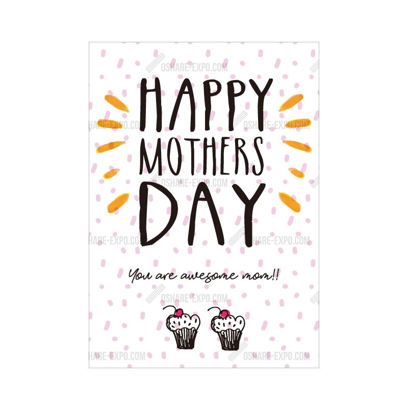 アクリルスタンドセット イラスト HAPPY MOTHER'S DAYポップ