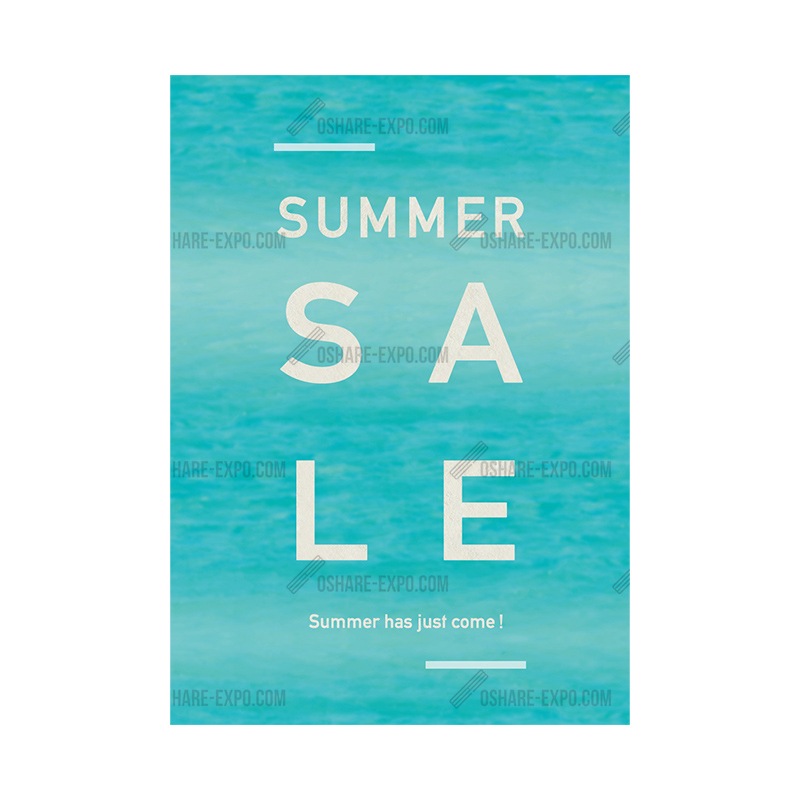 アクリルスタンドセット  砂浜・波デザイン　SUMMER SALEポップ