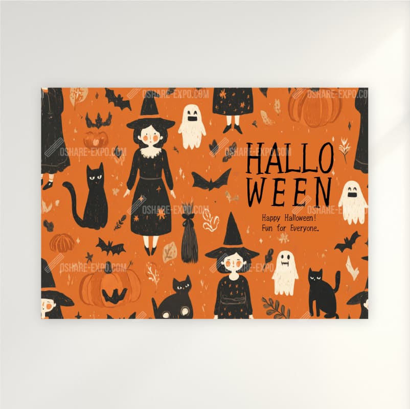 ハロウィンHALLOWEEN「ハロウィンパーティー」ポップ・ポスター・アートパネル