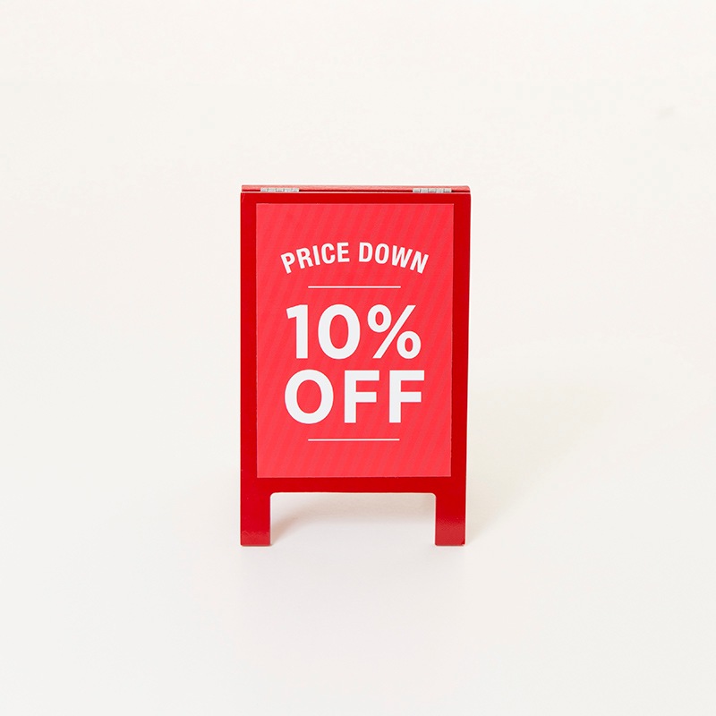 ％OFFデザイン 卓上A型POPスタンド