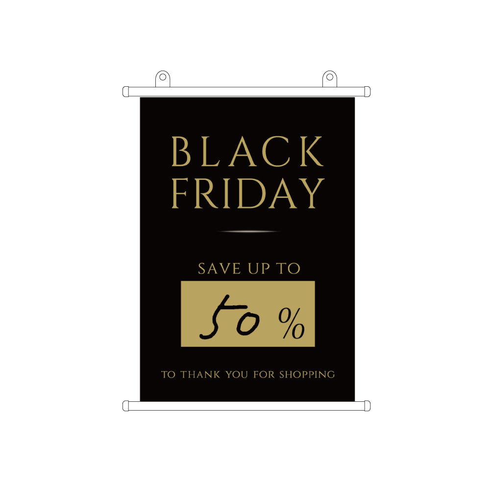 タペストリー デザイン「ブラックフライデー⑤」 10~90%OFF