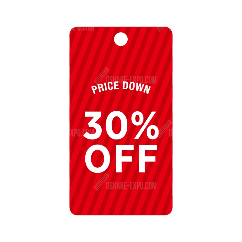 ハンガーポップ ○○％OFF シンプルデザイン セール ディスカウント