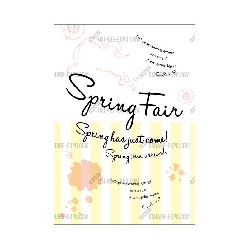 アクリルスタンドセット　春フレンチテイスト  スプリングフェアポップ