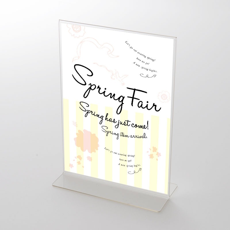 アクリルスタンドセット　春フレンチテイスト  スプリングフェアポップ