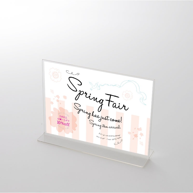 アクリルスタンドセット　春フレンチテイスト  スプリングフェアポップ