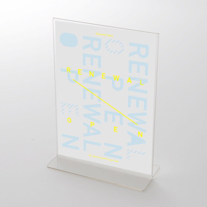 アクリルスタンドセット RenewalOpen POP タイポグラフィ①