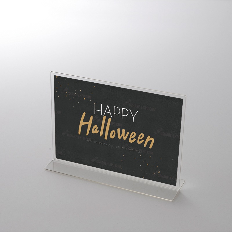 アクリルスタンドセット シンプルな文字訴求! 落ち着いた雰囲気のハロウィンポップ