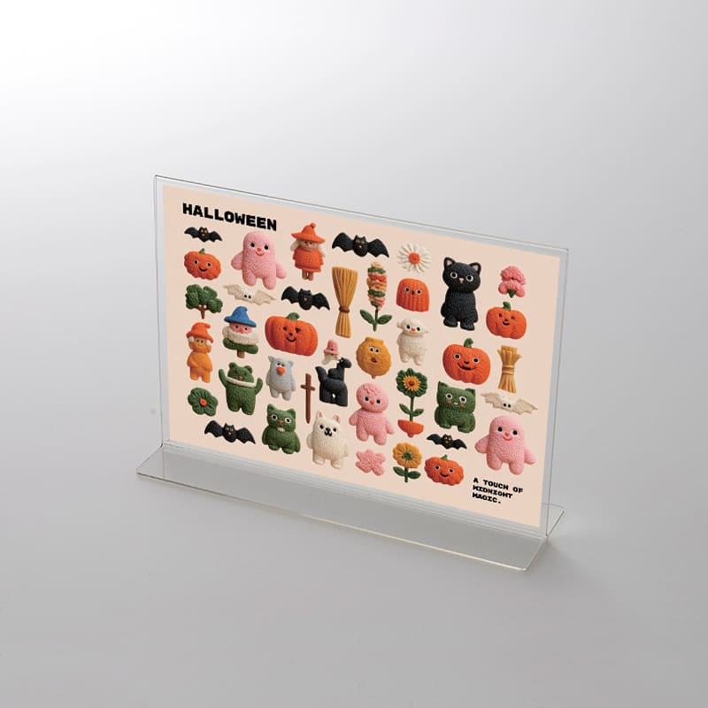 アクリルスタンドセット  ハロウィンHALLOWEEN「ハロウィンTOYマスコット大集合①」 ポップ