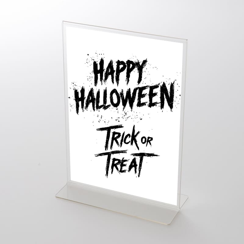 アクリルスタンドセット ハロウィンHALLOWEEN「ロックな筆文字」 ポップ