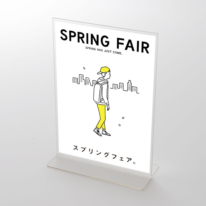 アクリルスタンドセット 線画イラスト・男性 ,販促店舗装飾品,デコレーション,ディスプレイ