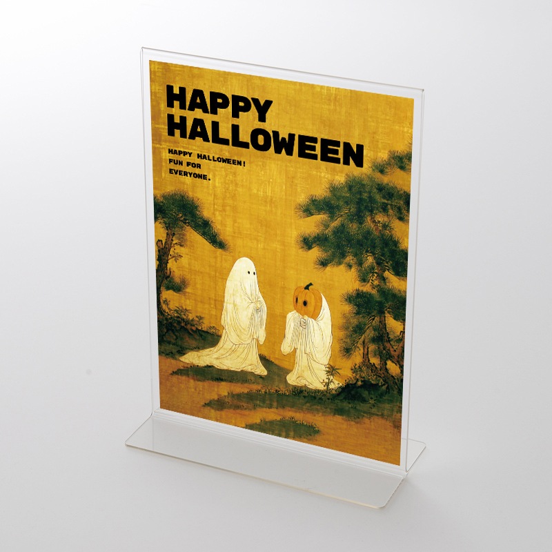 アクリルスタンドセット ハロウィンHALLOWEEN「日本画風 松と
