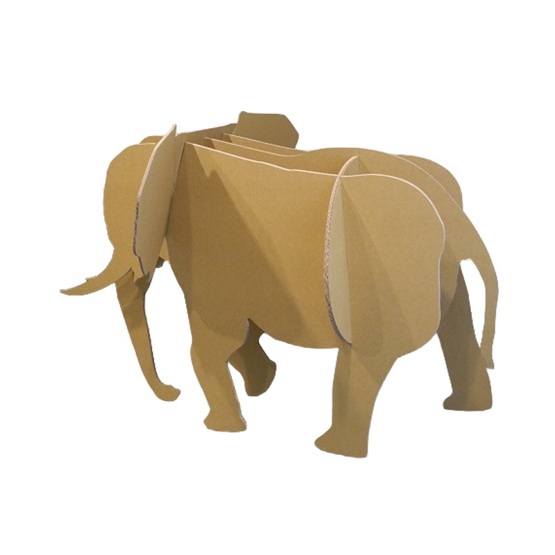 ダンボール製大きなディスプレイシリーズ】DANボールART_ゾウ 象