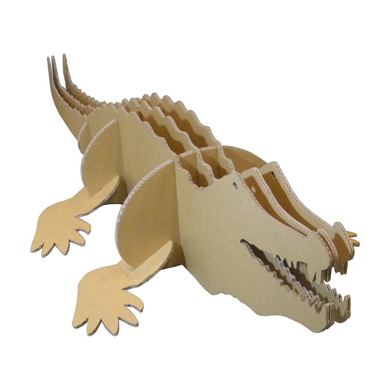 【ダンボール製大きなディスプレイシリーズ】DANボールART_ワニ サイン看板 集客アイテム