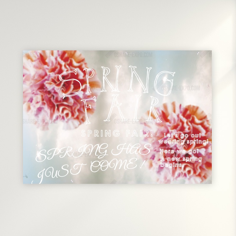 カーネーション スプリングフェア ポップ・ポスター