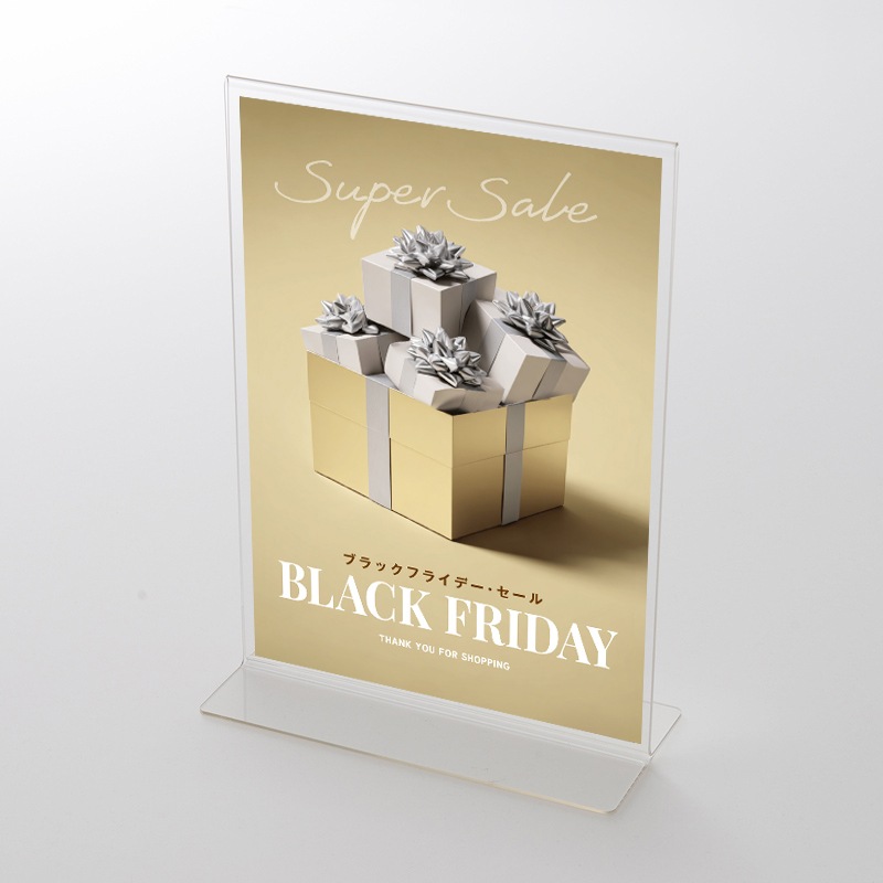 アクリルスタンドセット  ブラックフライデーBLACKFRIDAY「プレゼントBOX②」 ポップ