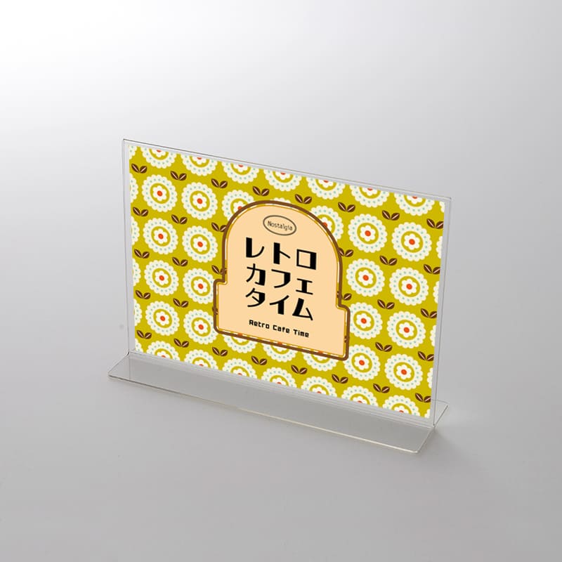アクリルスタンドセット 昭和レトロ花柄② ポップ | POP・ポスター関連