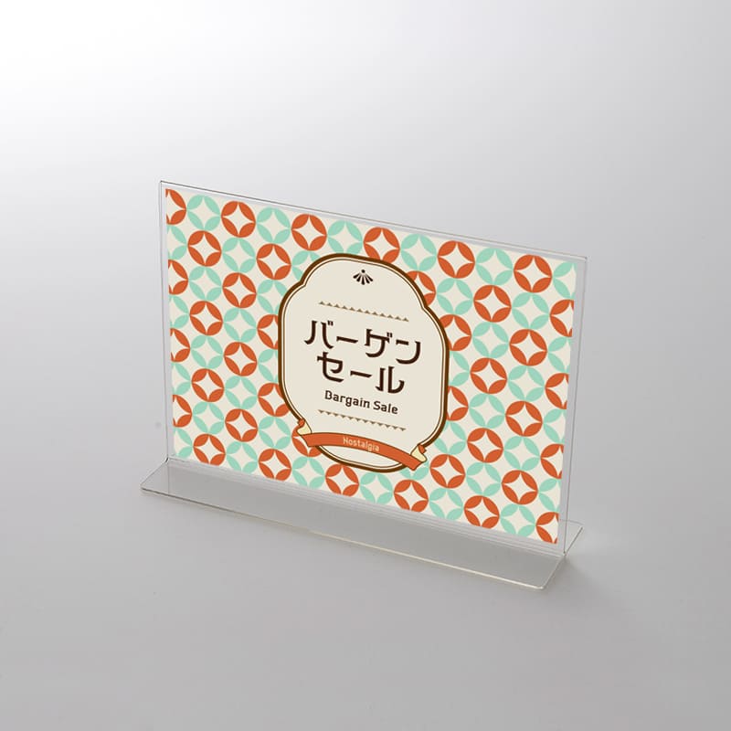 アクリルスタンドセット 昭和レトロあさがお ポップ | 色でえらぶ