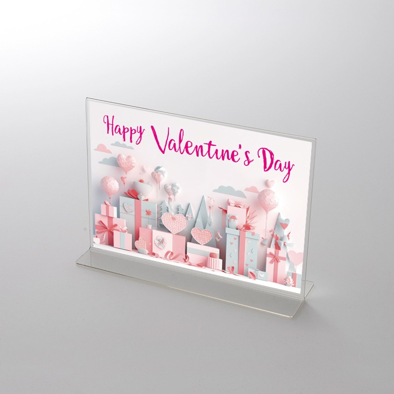 アクリルスタンドセット  バレンタインDAYデザイン プレゼントBOX③ ポップ