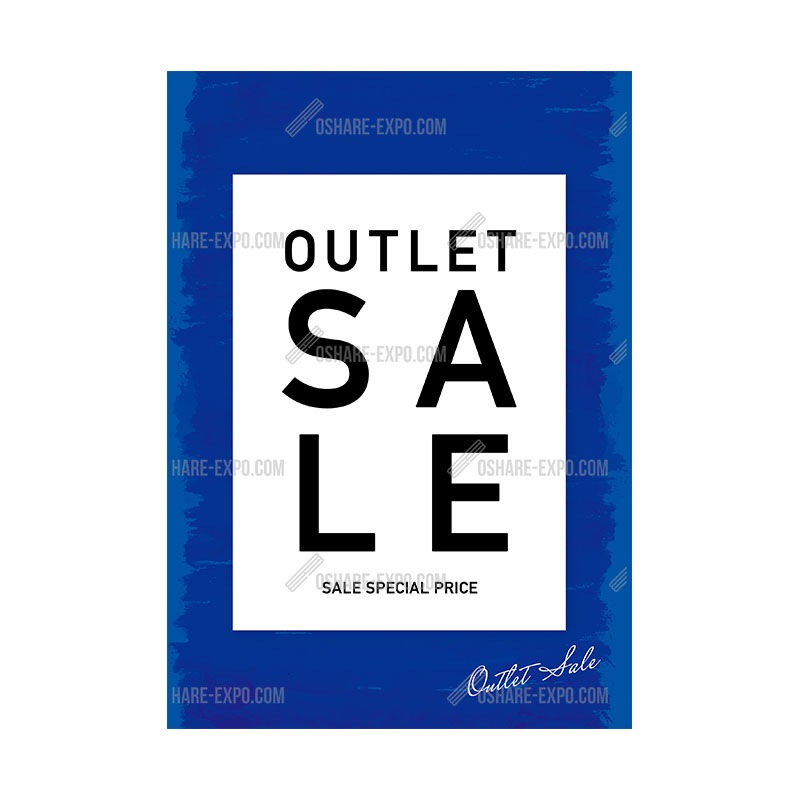 ペイント OUTLET SALE ポップ・ポスター