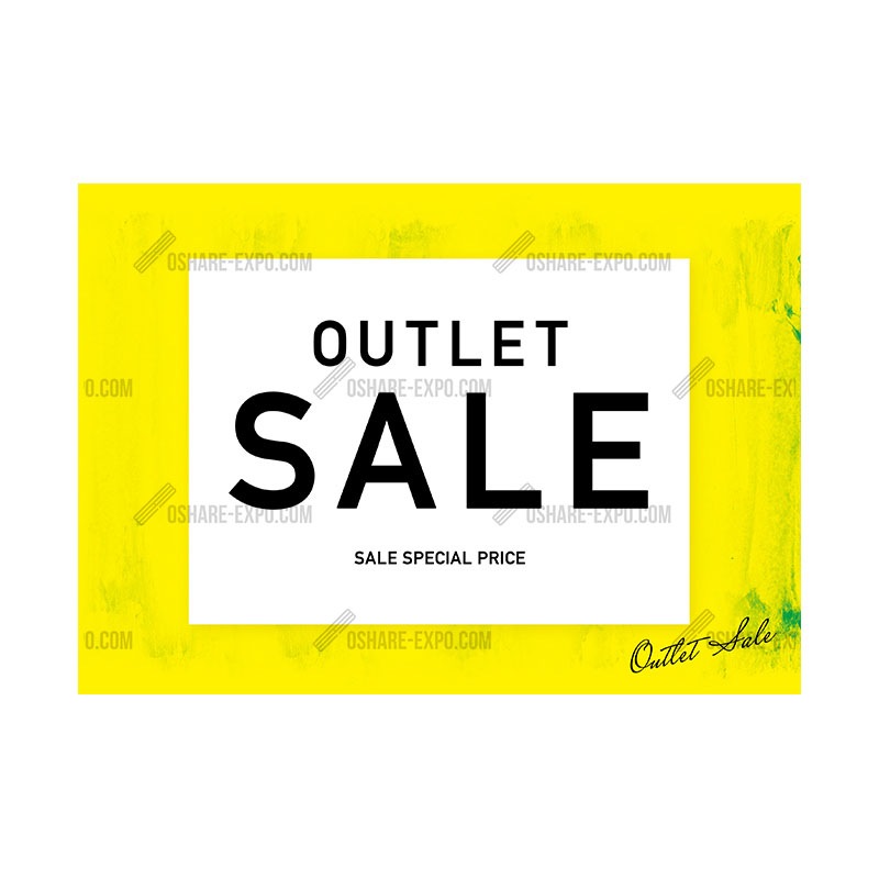 【SALE】ELLYさん掲載ページ（ポスターサイズ）#75875 ペイント OUTLET SALE ポップ・ポスター | セール特集