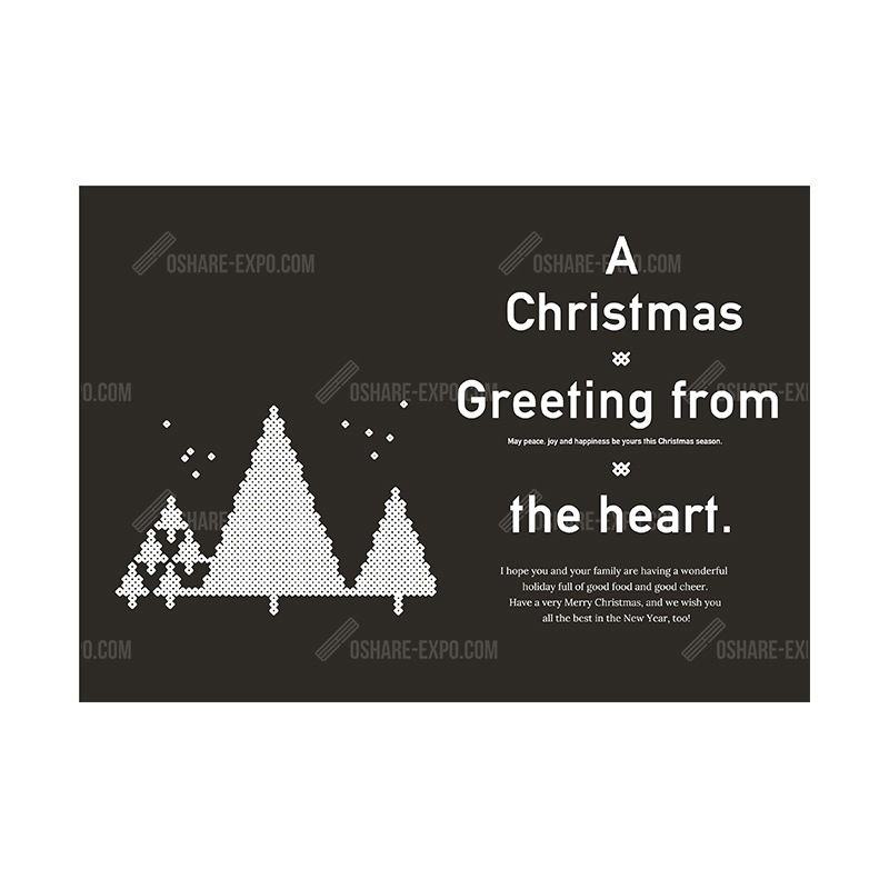 ビーズツリー クリスマス ポップ・ポスター