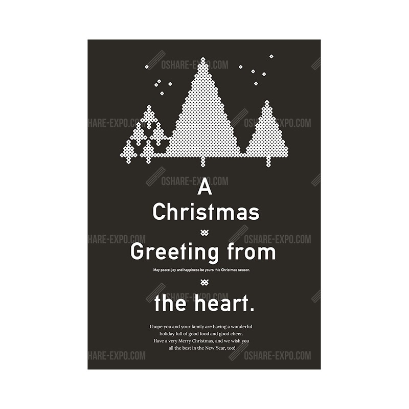 ビーズツリー クリスマス ポップ・ポスター