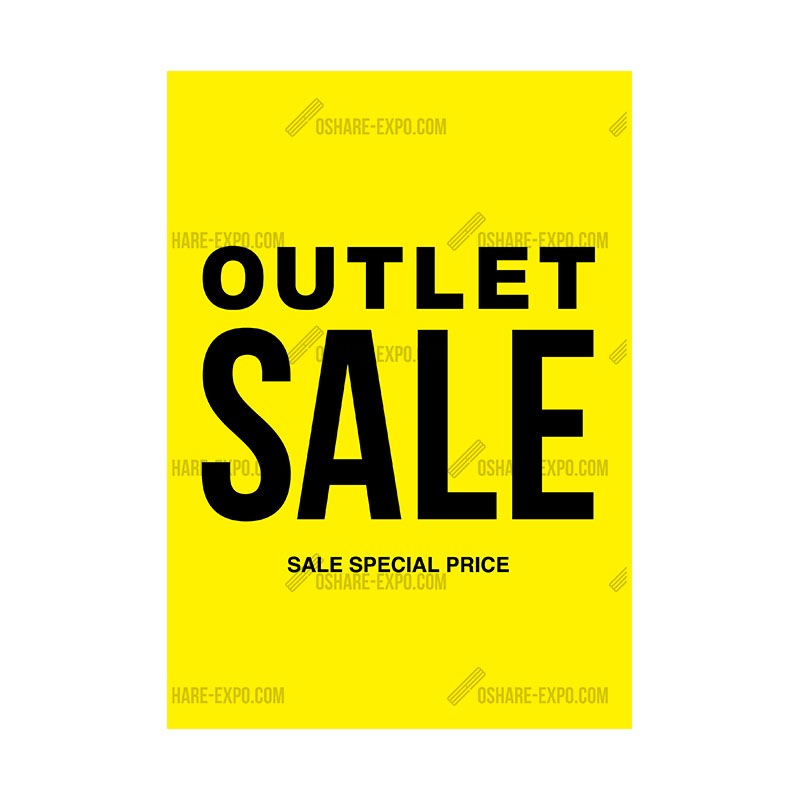 【SALE】ELLYさん掲載ページ（ポスターサイズ）#75875 シンプル OUTLET SALE① ポップ・ポスター | セール特集