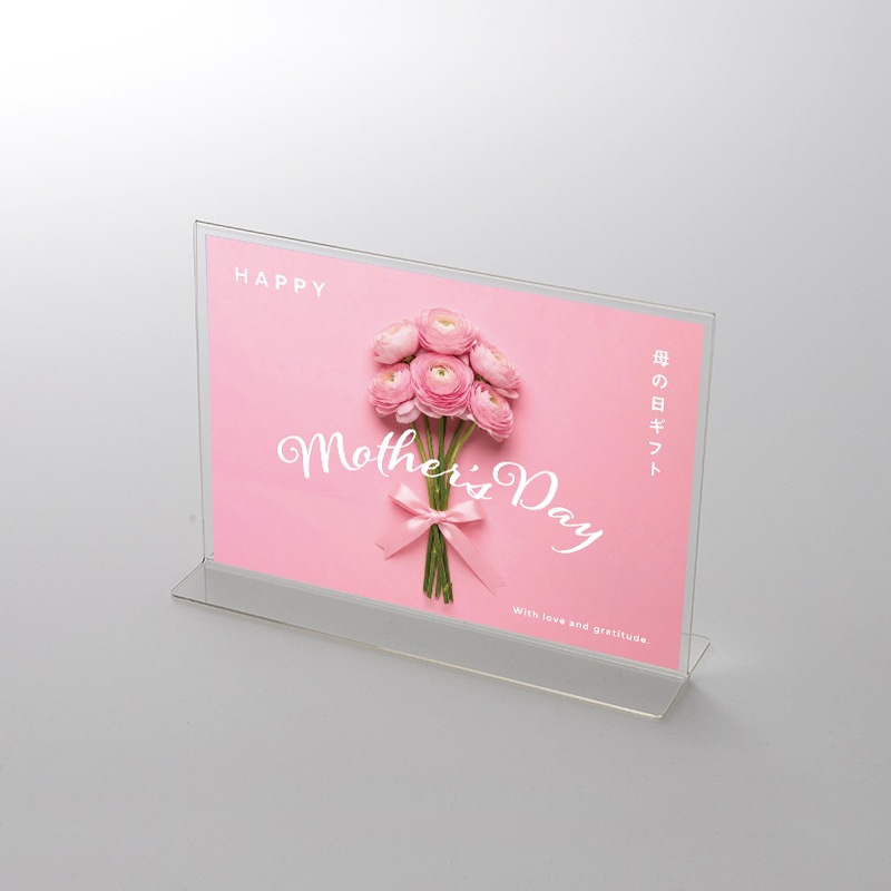 アクリルスタンドセット  母の日MOTHER'S DAY「ラナンキュラス花束」 ポップ